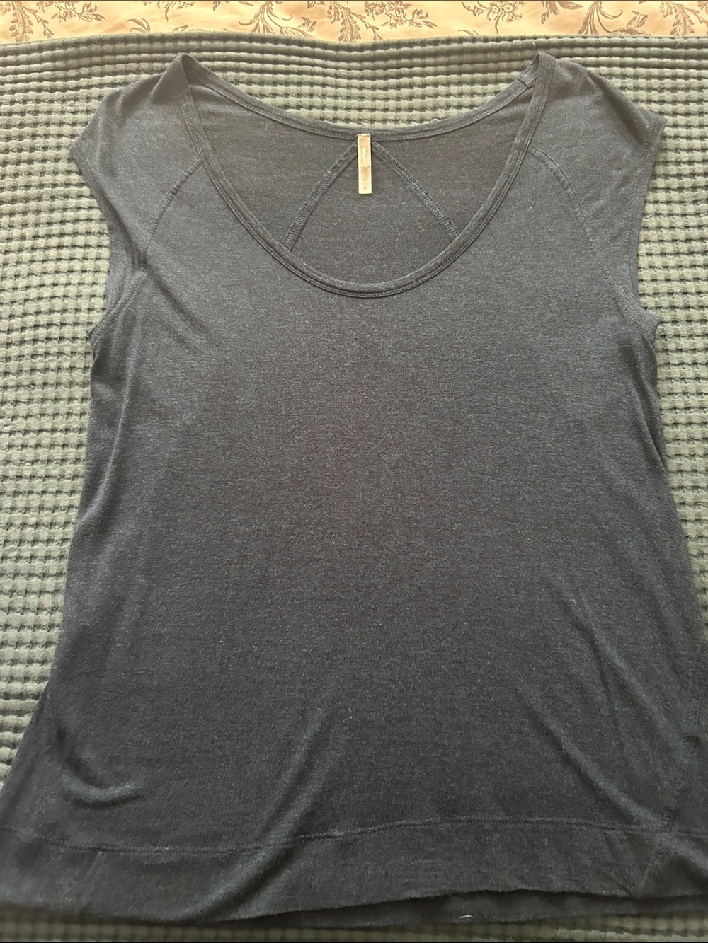 GAP Slate Blue Scoop Neck Tank Top